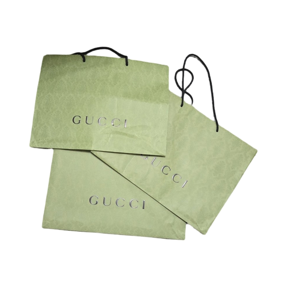 Gucci Green paper bag
